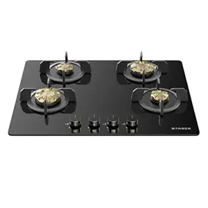 SUNSHINE Stainless Steel Supreme All 1 Burner Gas Stove Manual Ignition ISI Certified 